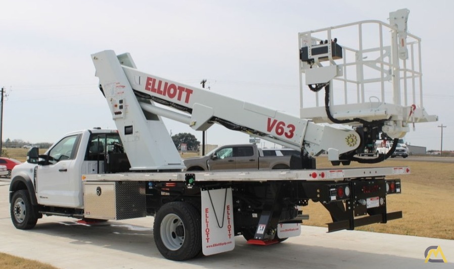 NEW Elliott V63F Telescopic Boom Aerial Bucket Truck on 2026 4x4 Ford F600 For Sale 5
