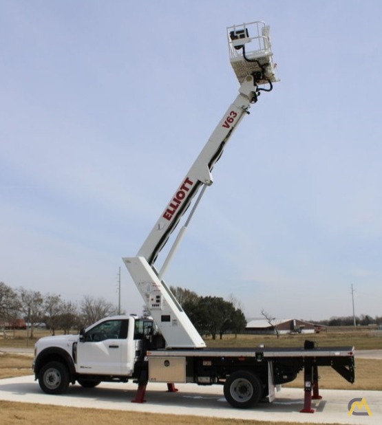 NEW Elliott V63F Telescopic Boom Aerial Bucket Truck on 2026 4x4 Ford F600 For Sale 8
