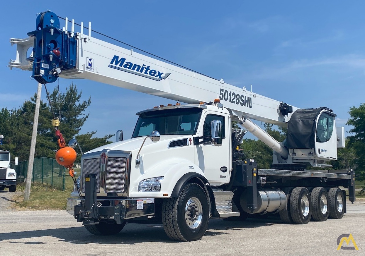 NEW Manitex 50128SHL 50-Ton Boom Truck Crane 0