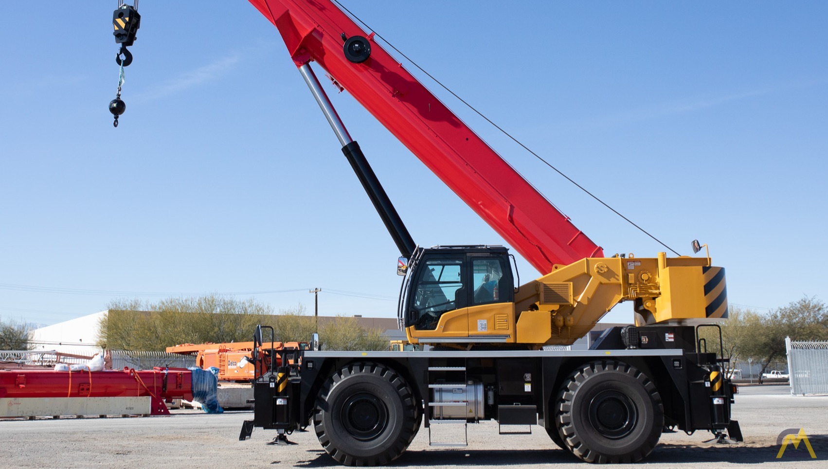 New SANY America Rough Terrain Crane Model SRA350A 0