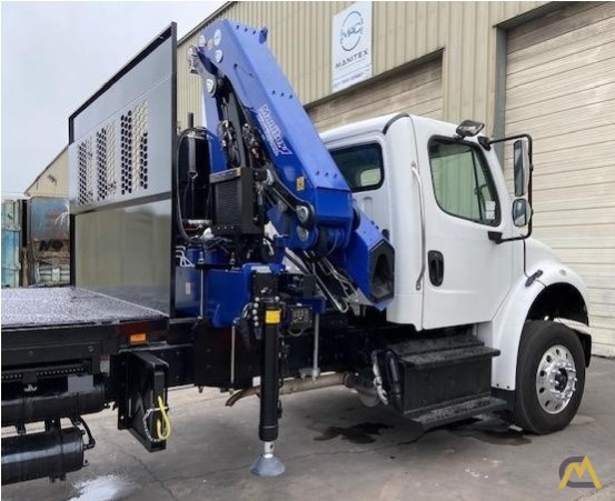 PM 23525 SP 23-ton Articulating Knuckle Boom Crane on Freightliner M2 106 3
