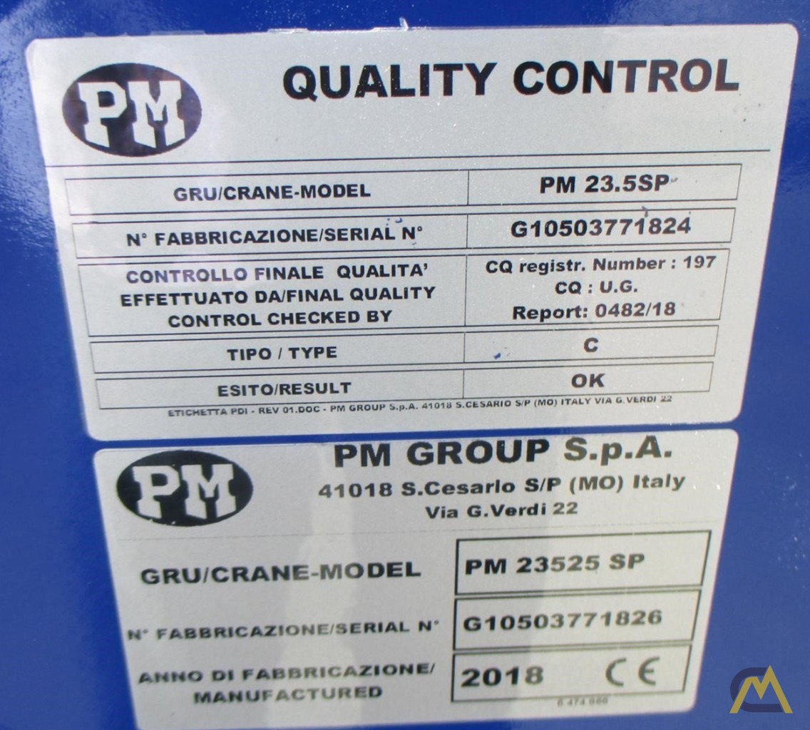 PM 23525 SP 23-ton Articulating Knuckle Boom Crane UNMOUNTED 3