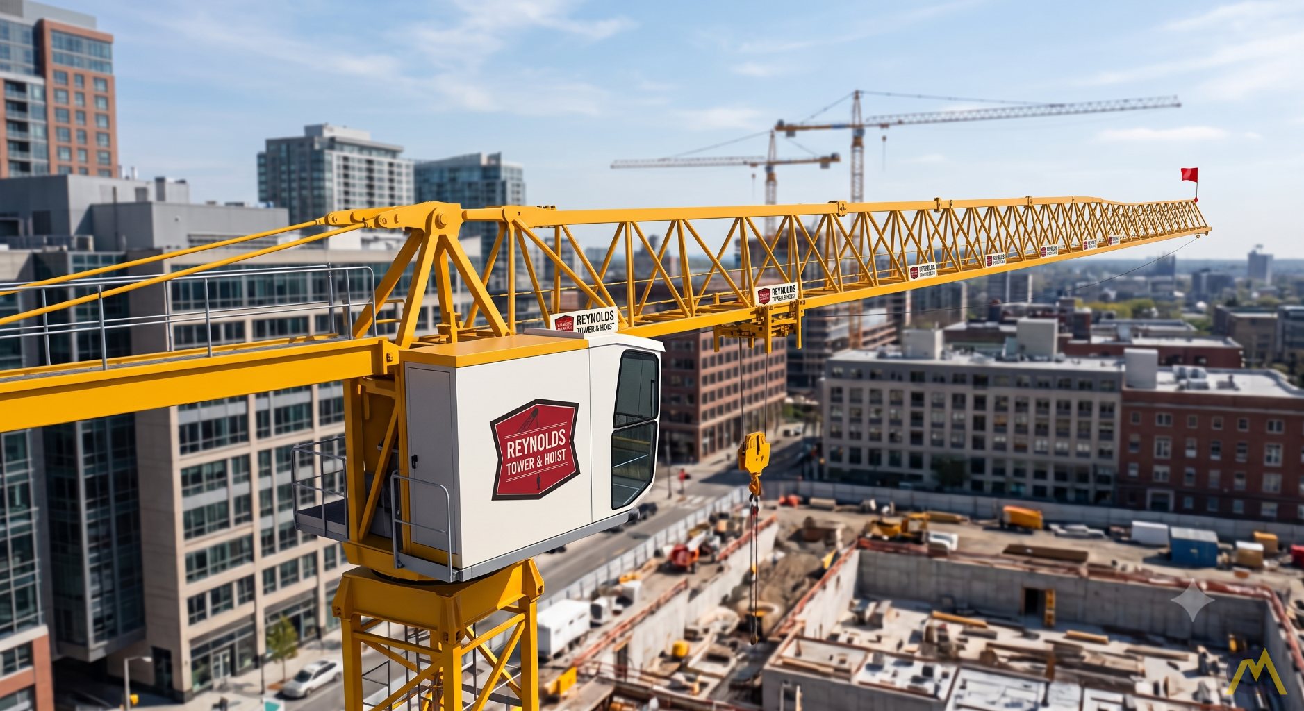 Potain MDT 219 J10 Flat Top Tower Crane