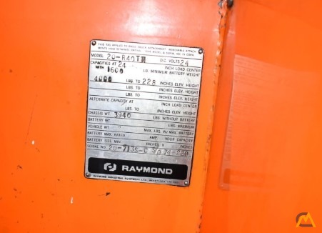 Raymond 20-R40TT 2-Ton Forklift 7
