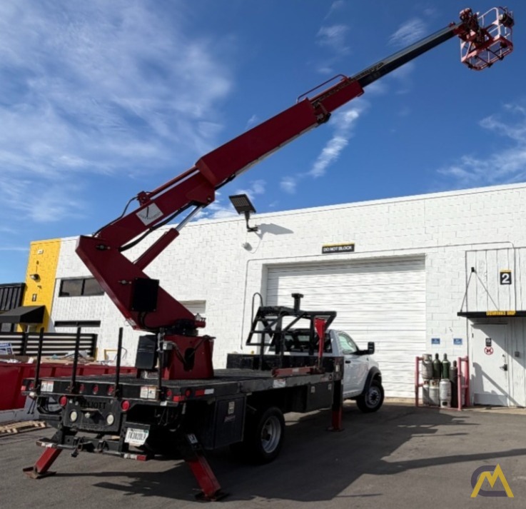 SOLD Low Hour Elliott M43R Telescopic Boom Aerial Bucket Truck on Super Duty RAM 5500  7