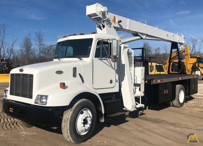 RO Corporation (Terex) TC 2857 14.4-ton Boom Truck Crane on Peterbilt 330 0