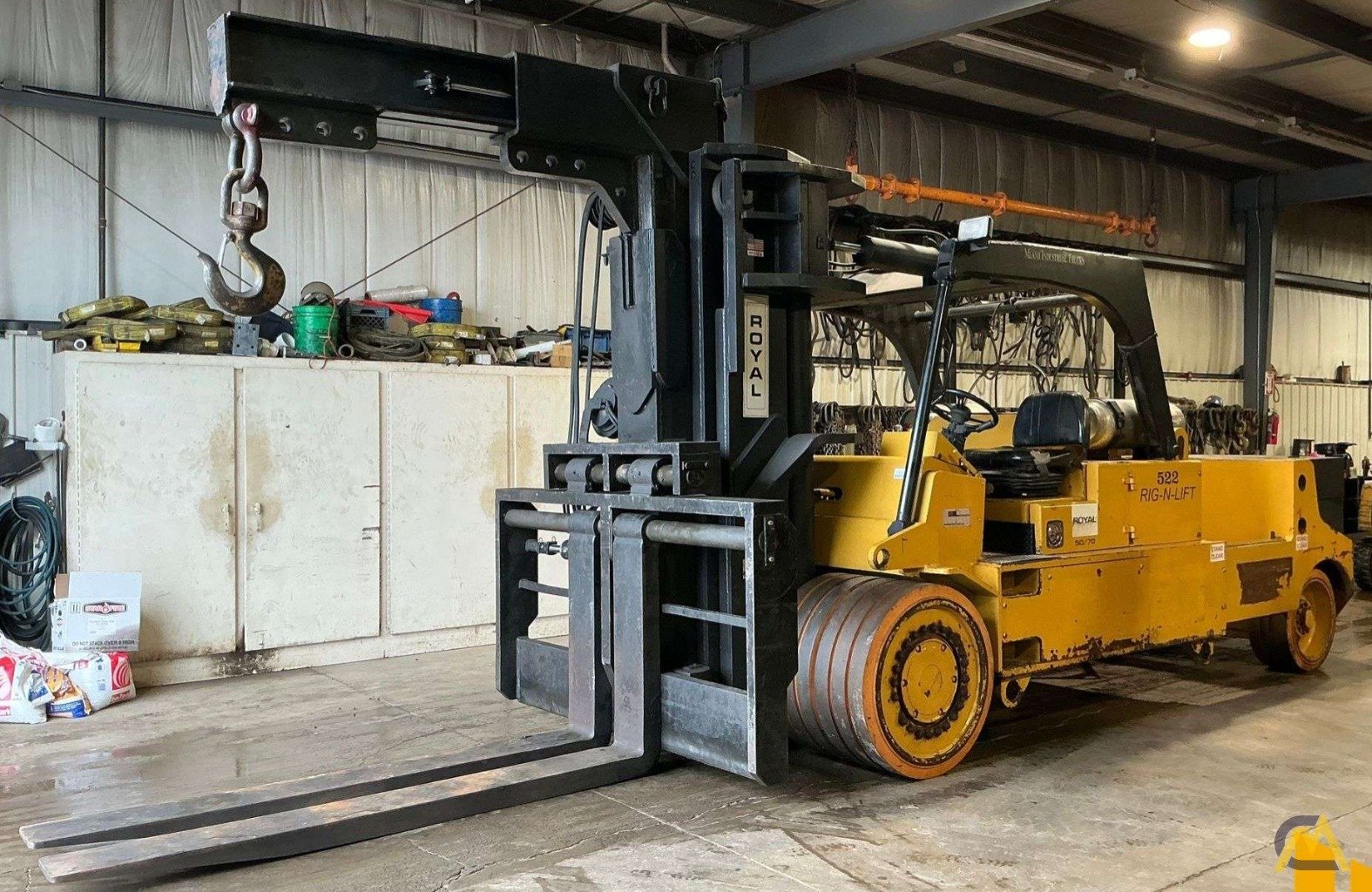 Bid on a Royal Rig-N-Lift RNL 50/70 Extendable Counterweight Lift Truck Forklift 0