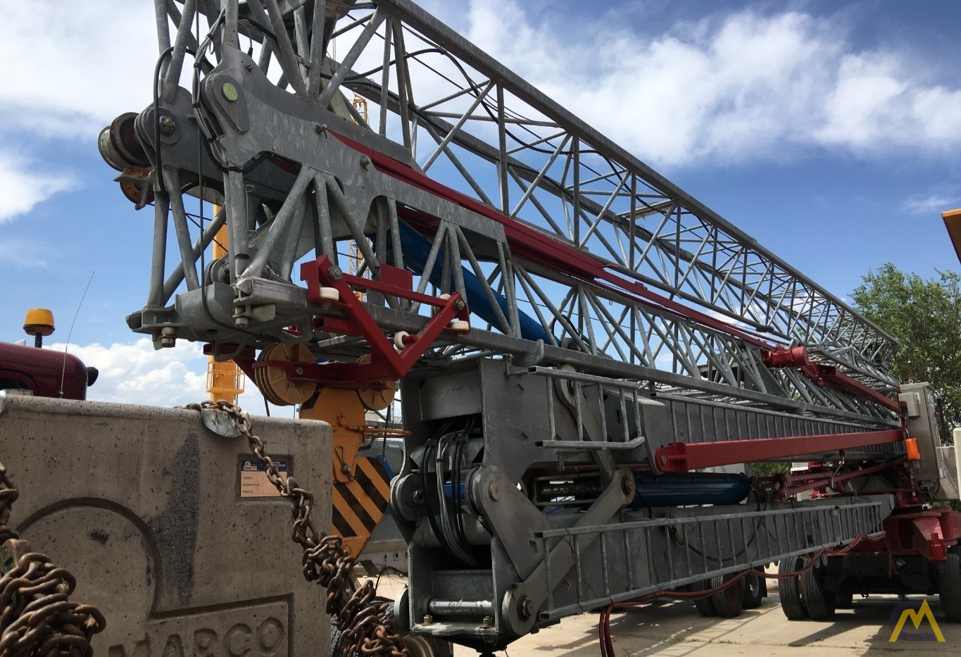 San Marco SMH 351 Self Erecting Tower Crane 8