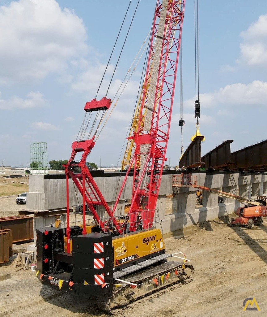Sany SCA1000A Lattice Boom Crawler Crane 4