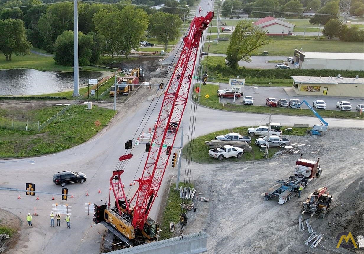 Sany SCA1000A Lattice Boom Crawler Crane 9