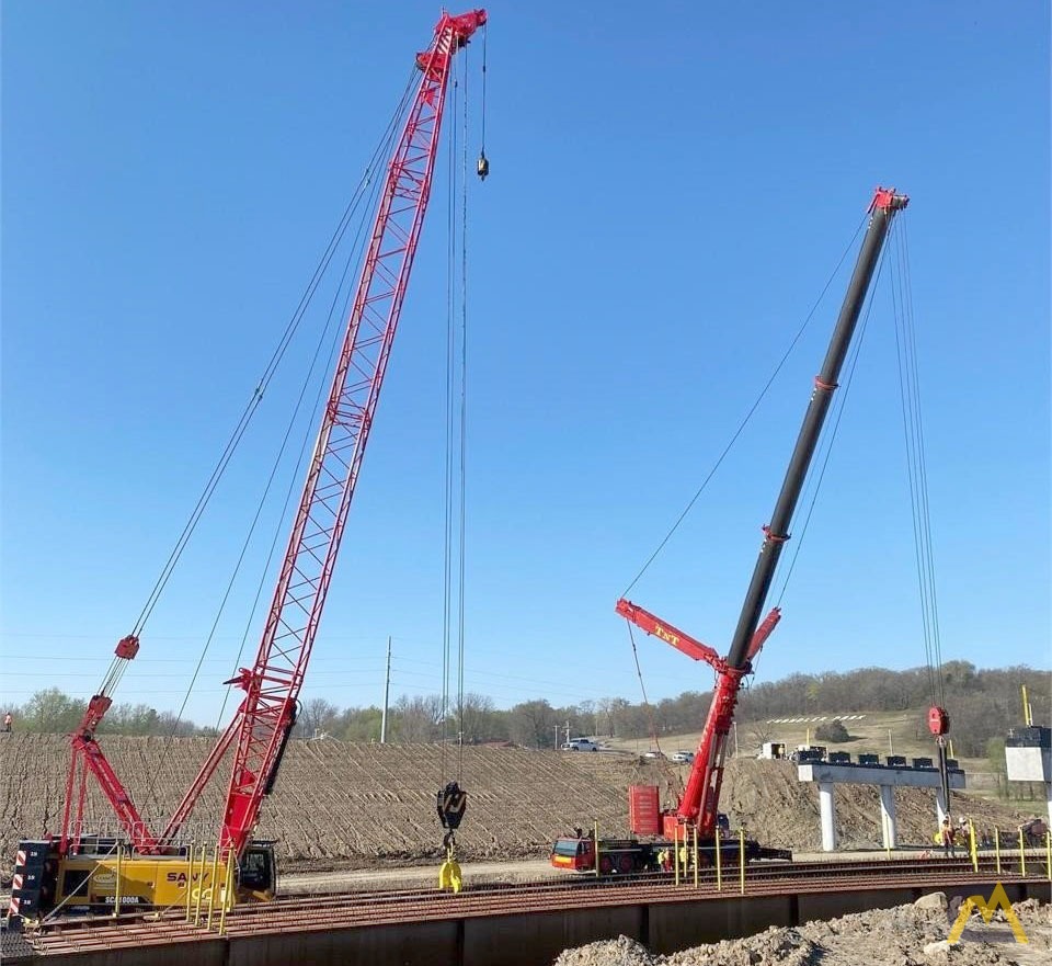 Sany SCA1000A Lattice Boom Crawler Crane 8