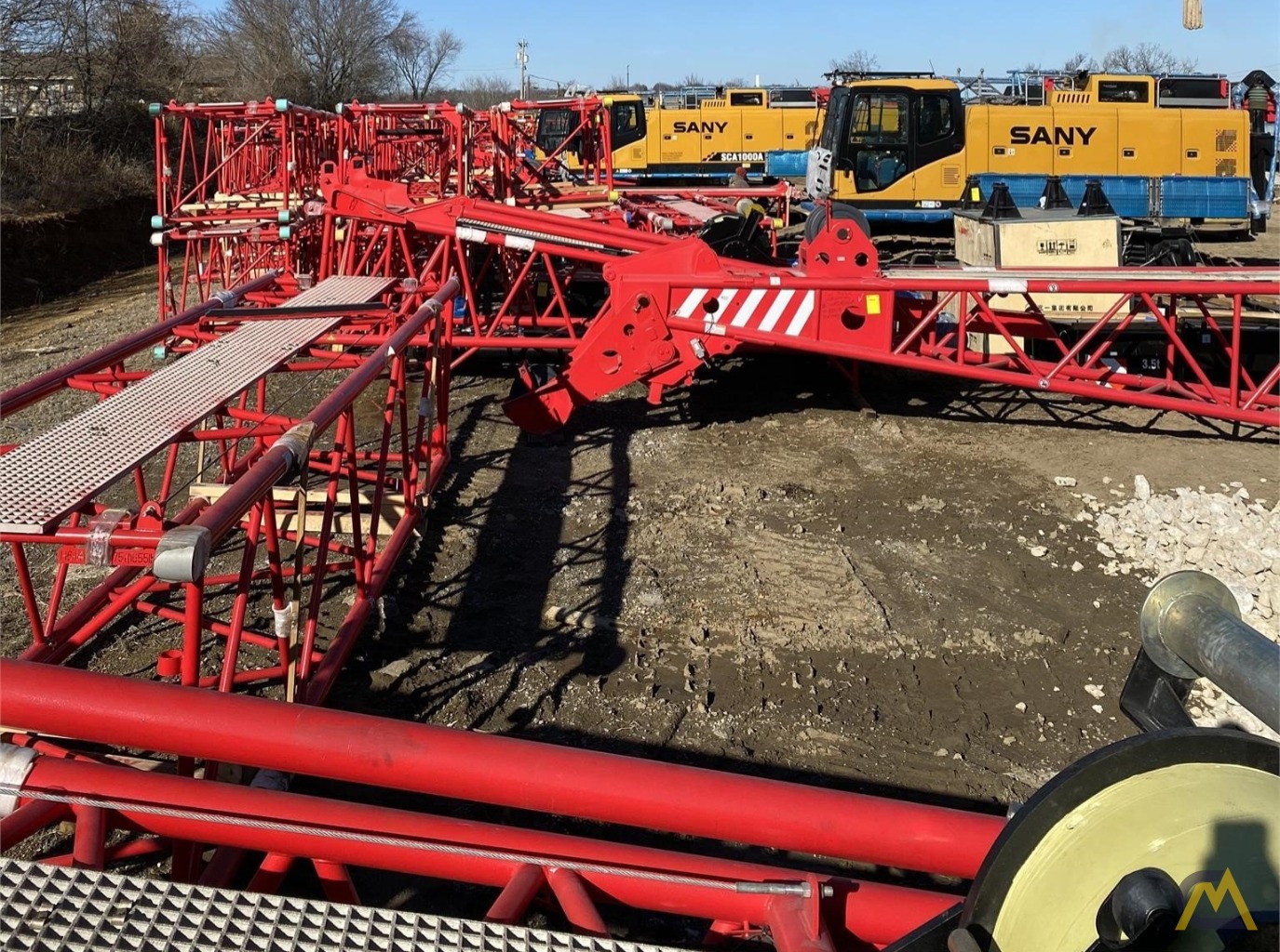 Sany New SCA900TB 90-ton Telescopic Boom Crawler Crane 3-Year Factory Warranty  8