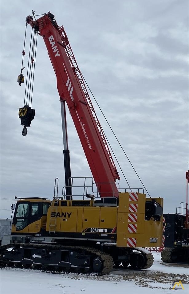 Sany New SCA900TB 90-ton Telescopic Boom Crawler Crane 3-Year Factory Warranty  2