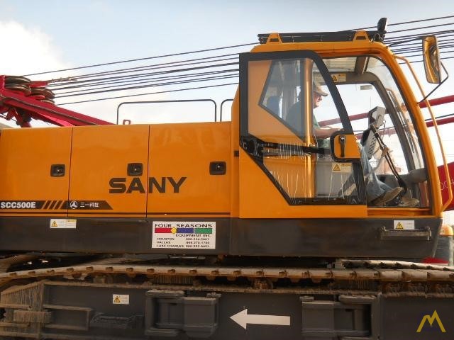 Sany SCC500E 55-Ton Lattice Boom Crawler Crane 1