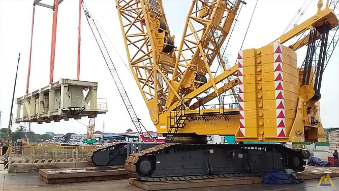 Sany SCC6500A Heavy Duty Lattice Boom Crawler Crane 0