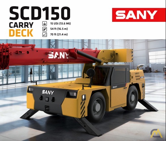 Sany SCD150 Industrial Carry Deck Crane