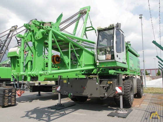 Sennebogen 680 HMC 45-ton Lattice Boom Wheeled Crane 0