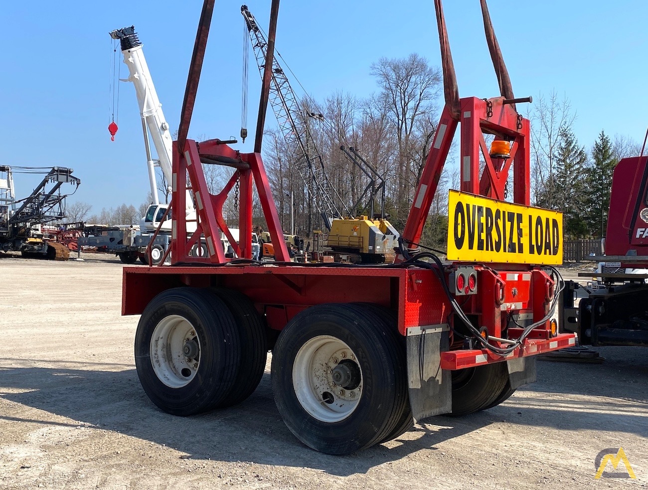 Shop Built 2-Axle Boom Dolly - Grove 5165 0
