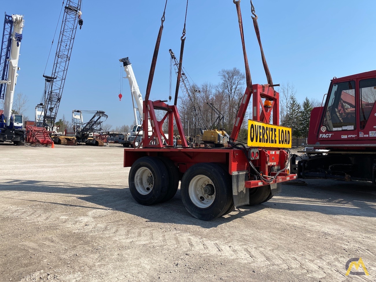 Shop Built 2-Axle Boom Dolly - Grove 5165 1