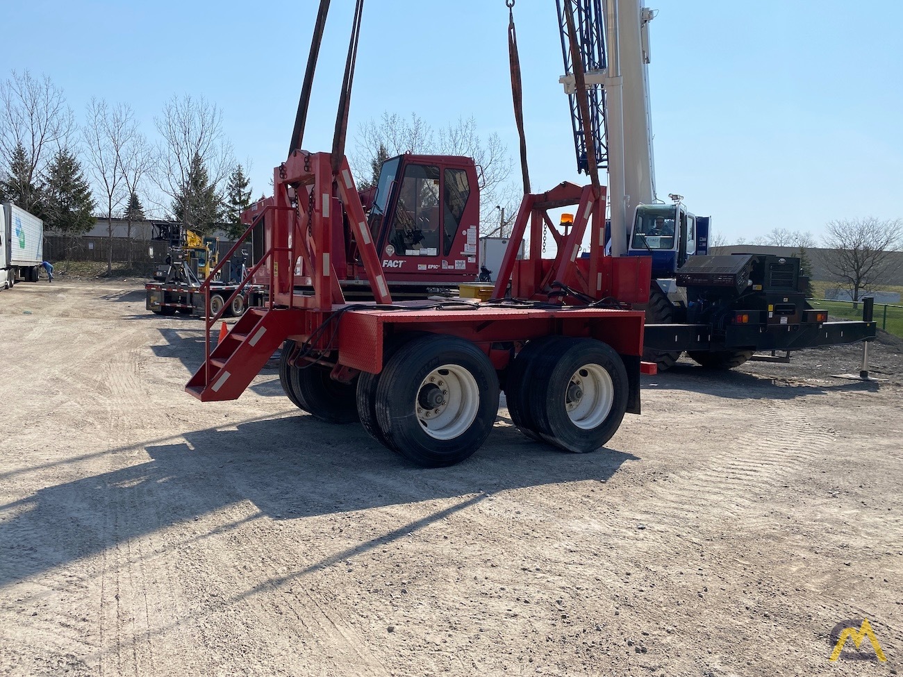 Shop Built 2-Axle Boom Dolly - Grove 5165 4