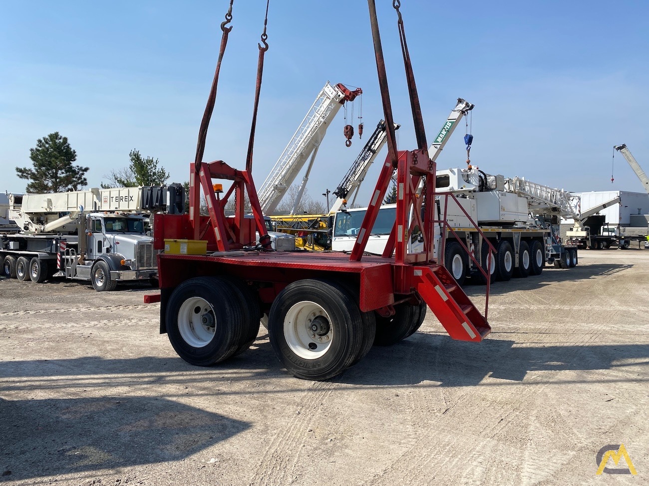 Shop Built 2-Axle Boom Dolly - Grove 5165 6