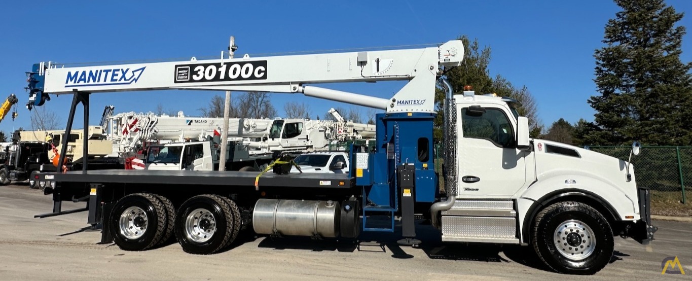 SOLD Manitex 30100C Boom Truck Crane on Kenworth T880 2