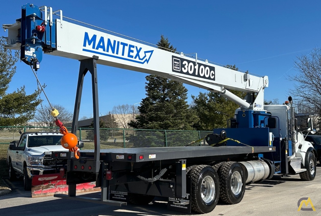 SOLD Manitex 30100C Boom Truck Crane on Kenworth T880 4