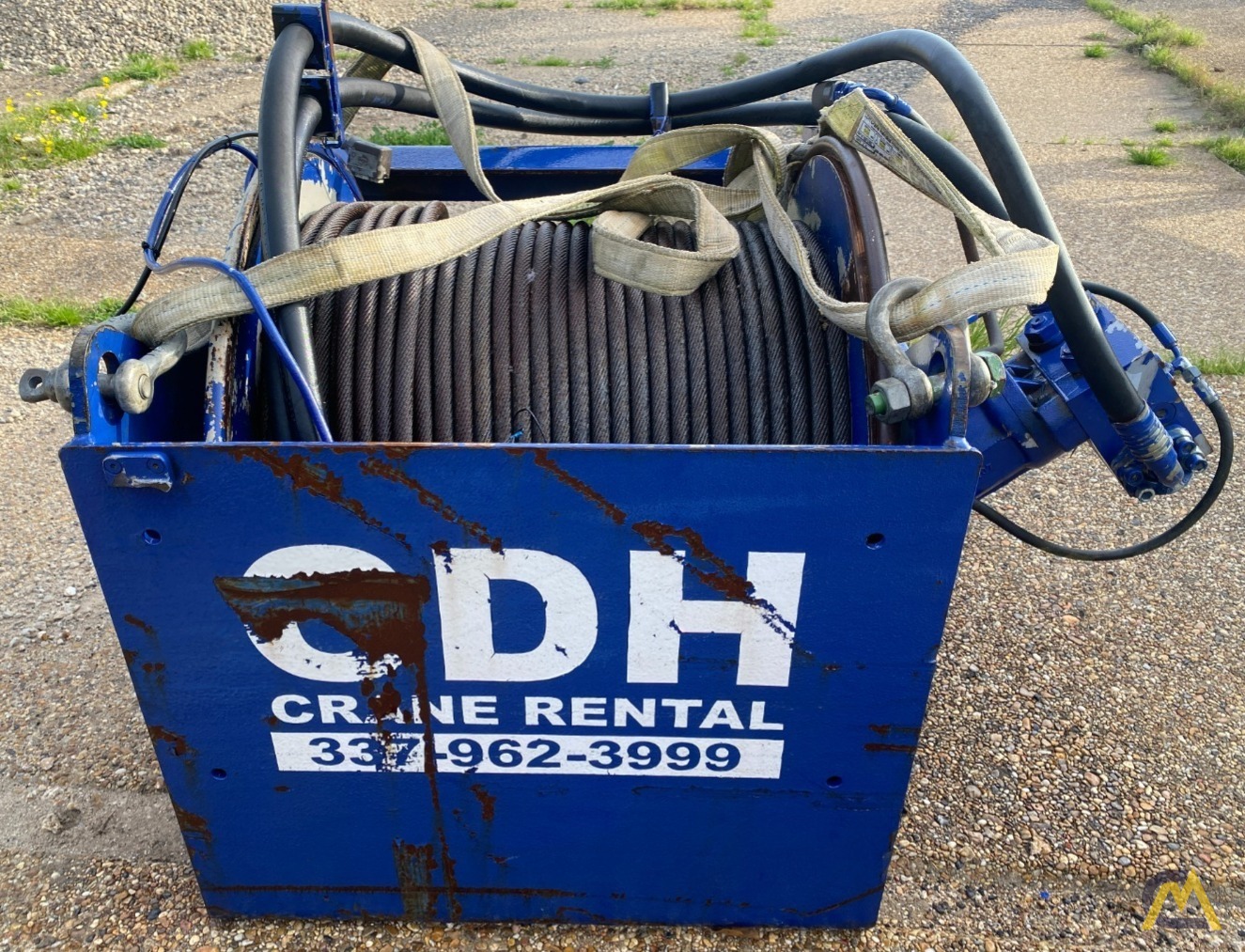 Tadano ATF-110G-5 All Terrain Crane Hoist Winch Drum with Cable 0