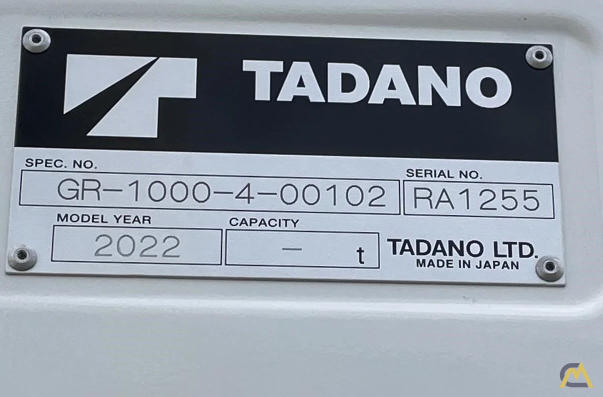 タダノ GR-1000XXL-4/GR-1000EX-4 GR-1000EX-4 - Oceania