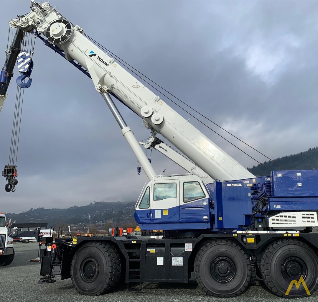 Tadano GR1600XL3 160Ton Rough Terrain Crane For Sale or Rent Hoists