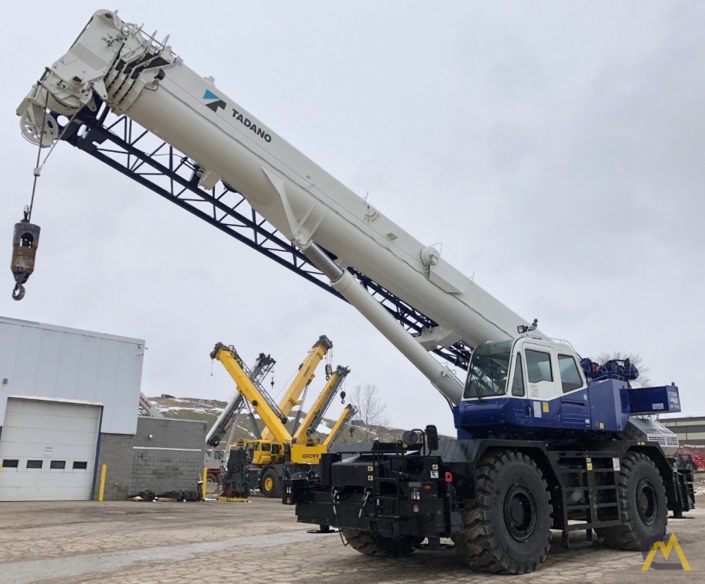 Tadano GR-750XL 75-Ton Rough Terrain Crane For Sale Hoists