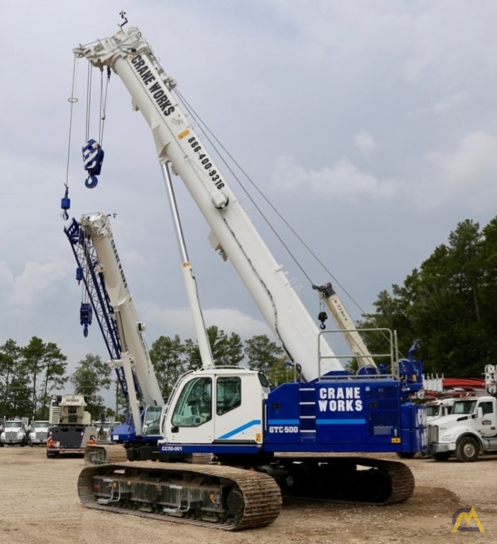 Tadano GTC-500 50-Ton Telescopic Boom Crawler Crane 1