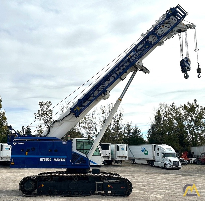 Tadano Mantis GTC-500 Teleboom Crawler Crane 6