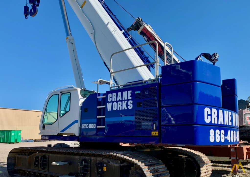 Tadano Mantis GTC-800 88-Ton Telescopic Boom Crawler Crane 0