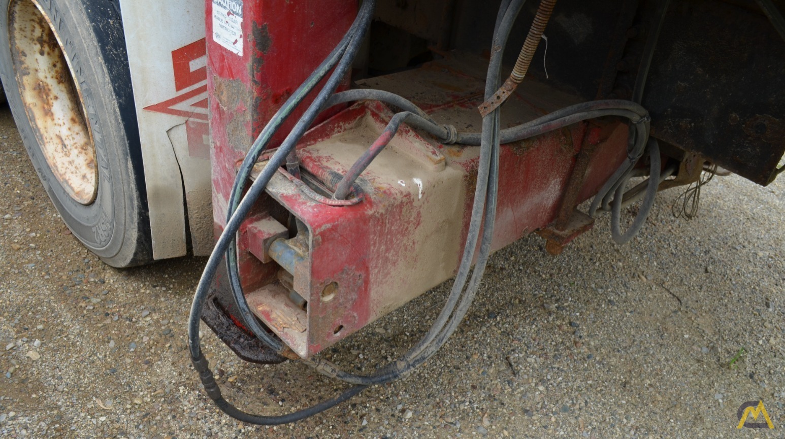 SOLD Terex BT 4792 Boom Truck Crane @ AUCTION 9