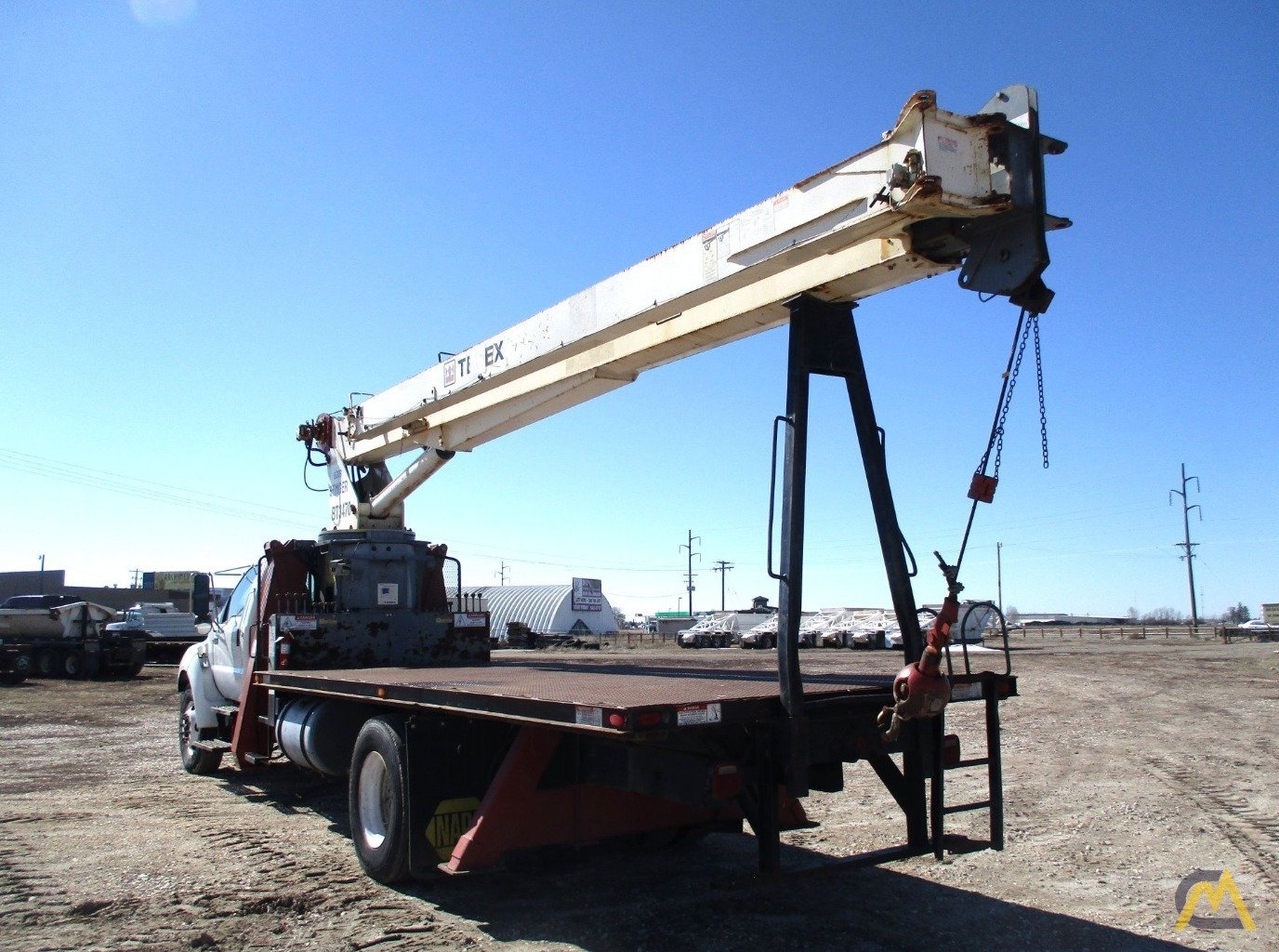 Terex BT 3470 17-ton Boom Truck Crane on Ford F750 3