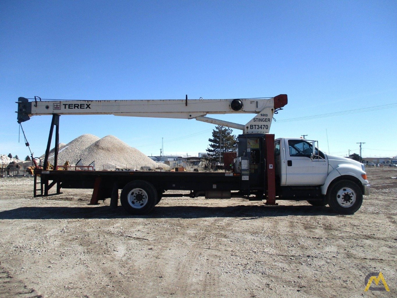 Terex BT 3470 17-ton Boom Truck Crane on Ford F750 6