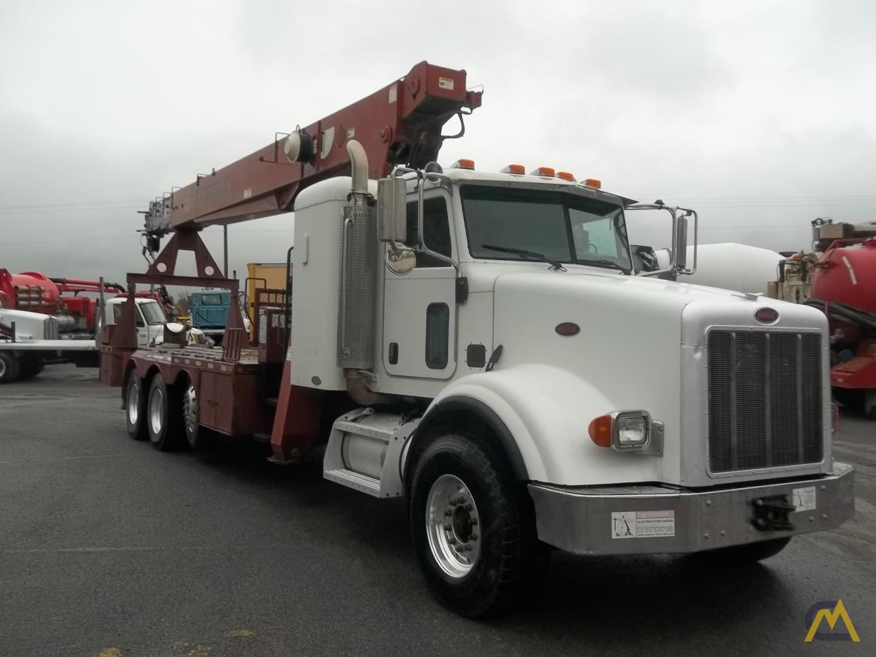 Terex BT 4792 23.5-ton Boom Truck Crane on Peterbilt 357 0