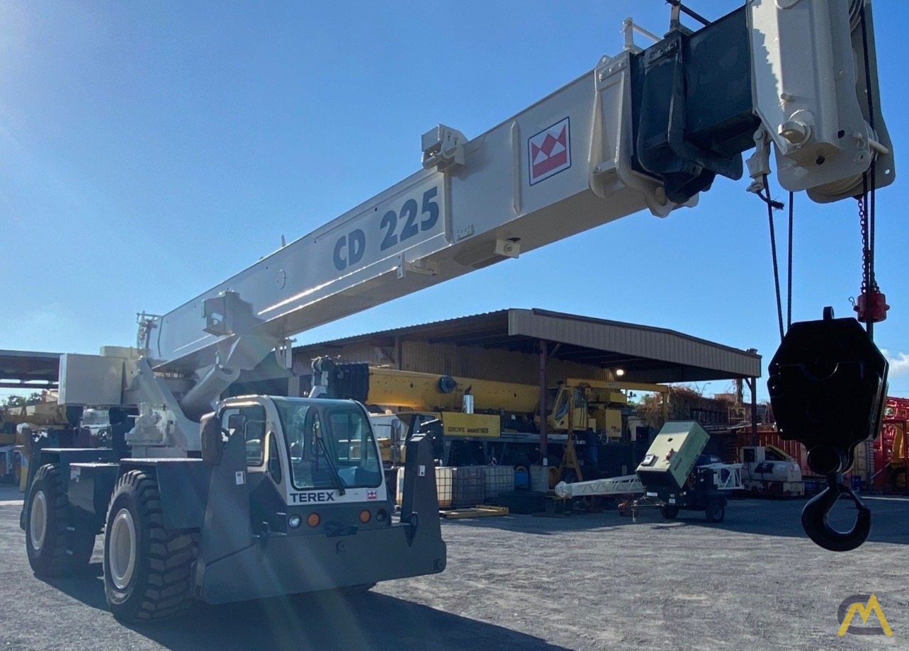 Terex CD 225 25-ton Down Cab Rough Terrain Crane 9