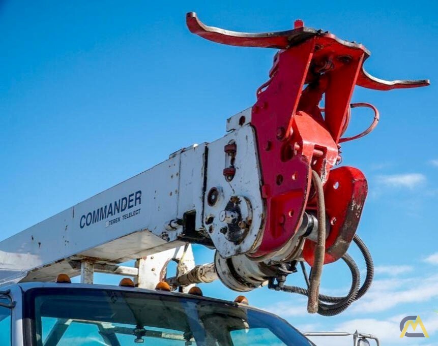 Terex Commander 4045 Utility Digger Derrick Telescopic Boom Service Truck Crane on Ford F 750 5