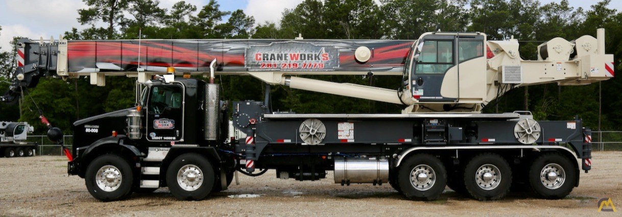 Terex Crossover 8000 80-Ton Boom Truck Crane 4