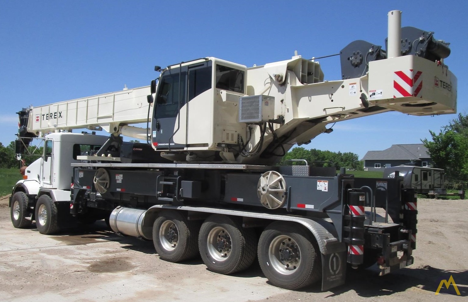 Terex Crossover 8000 80-Ton Boom Truck Crane on Kenworth T800 1