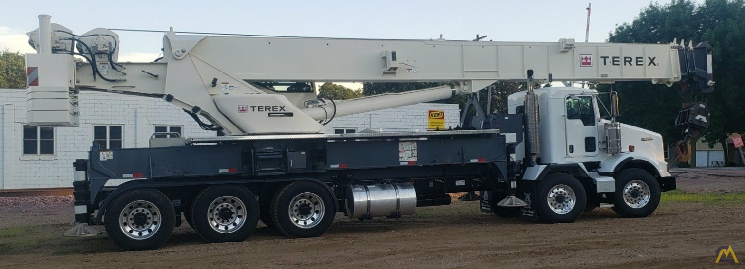 Terex CROSSOVER 8000 80-ton Boom Truck on Kenworth Twin Steer T800 1