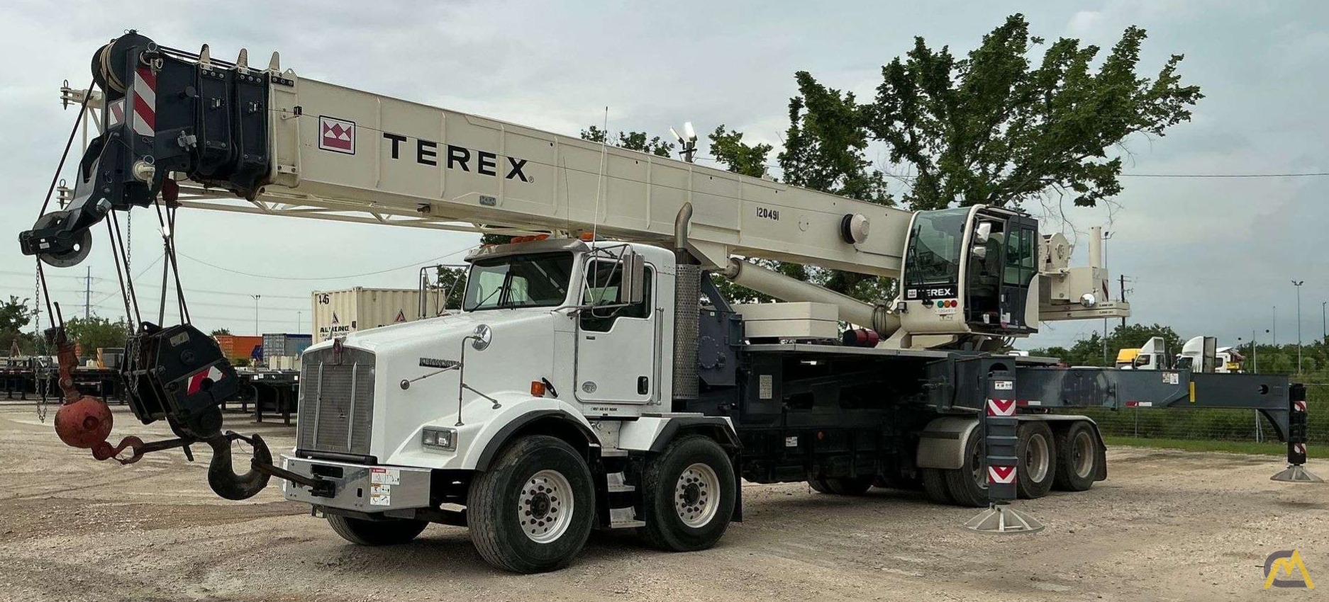 Terex CROSSOVER 8000 Boom Truck Crane on Kenworth T800 For Sale Trucks ...