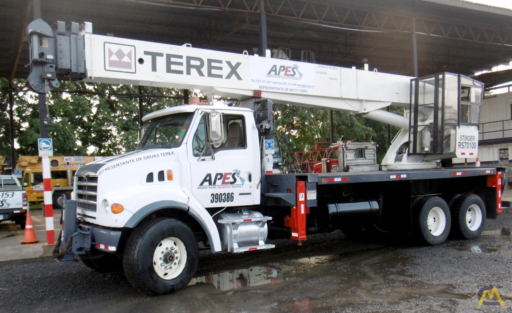 Terex RS 70100 Boom Truck on Sterling LT501 0