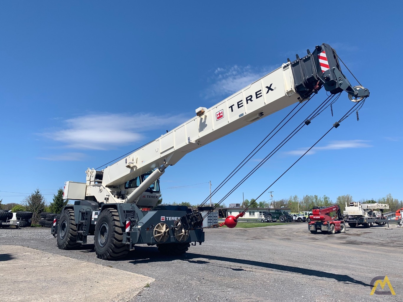 Terex RT5551 55Ton Rough Terrain Crane For Sale or Rent Hoists