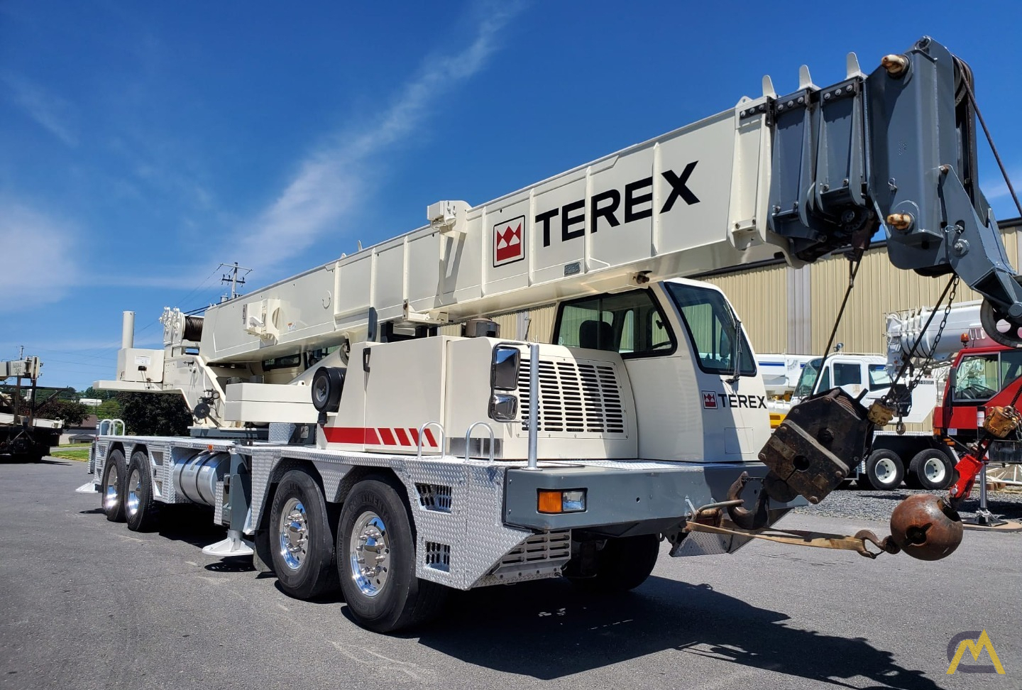 Terex T 5601 60Ton Telescopic Truck Crane For Sale Hoists & Material