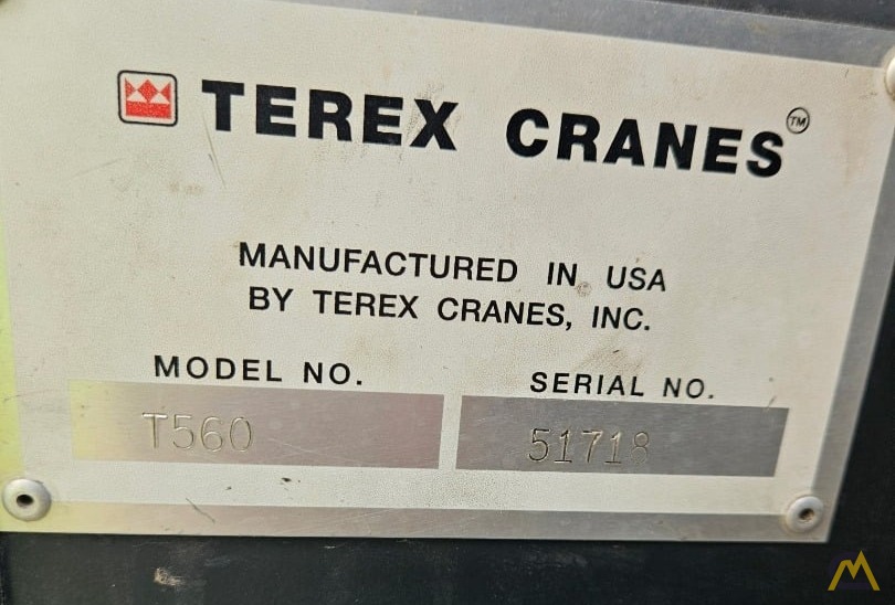 Terex T 560 Telescopic Boom Hydraulic Truck Crane 4
