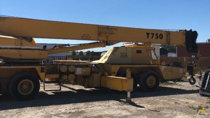 Terex T 750 750-ton Telescopic Boom Hydraulic Truck Crane  2