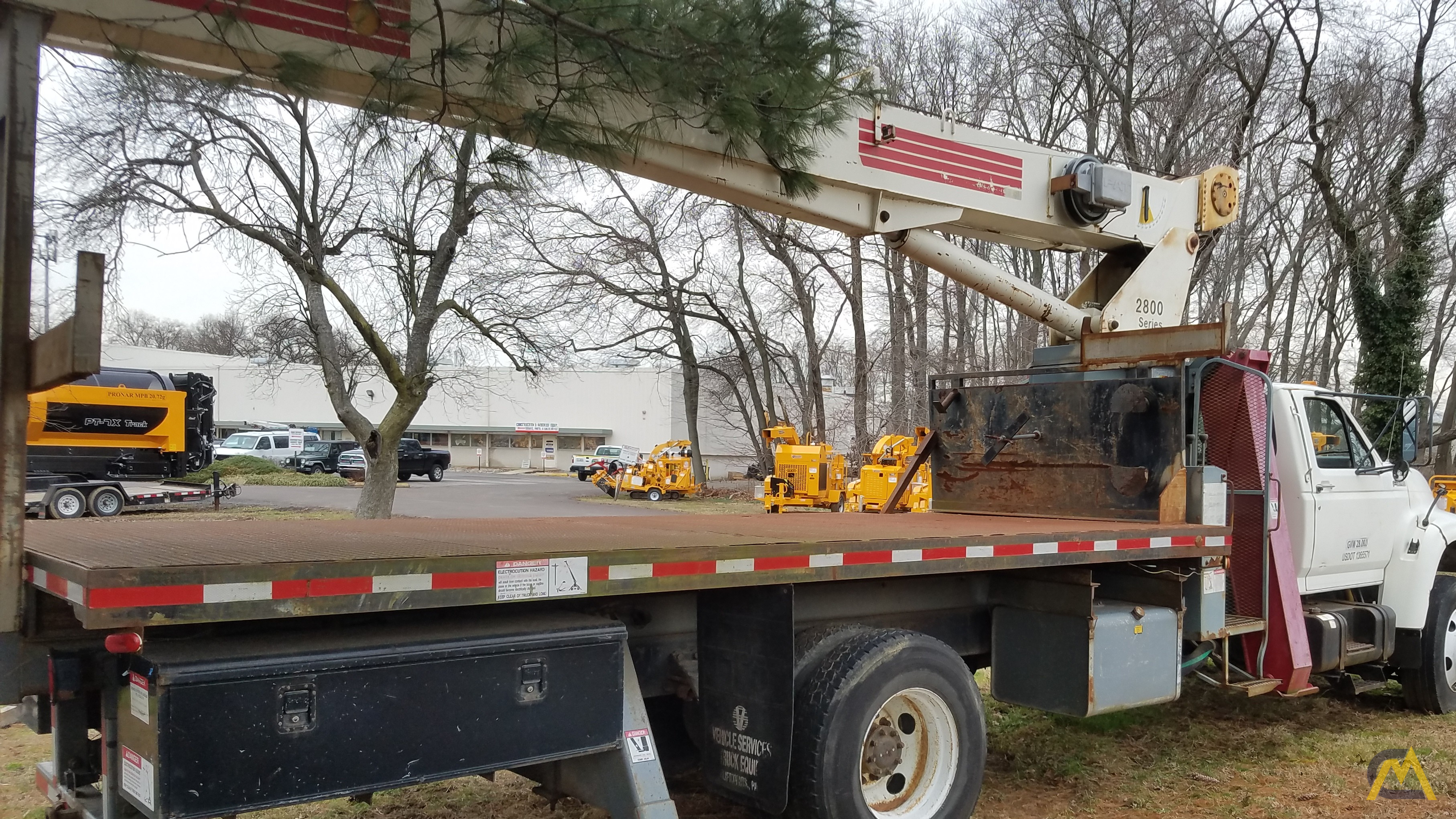 Terex TC 2863 14.4-ton Boom Truck Crane on Ford F750 2